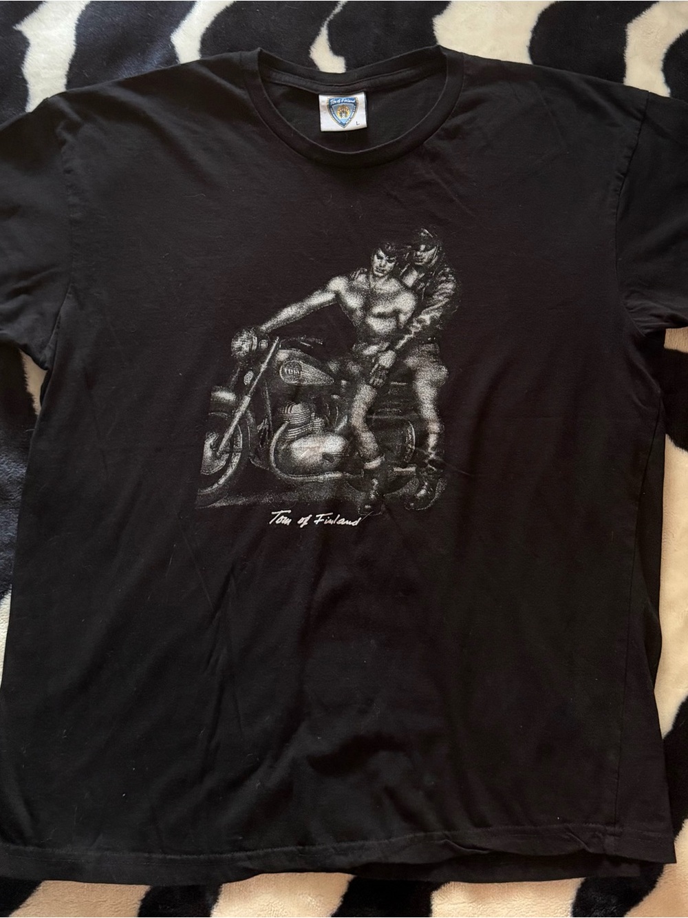 Vintage 90’s Tom of Finland Motorcycle T Shirt Size Large